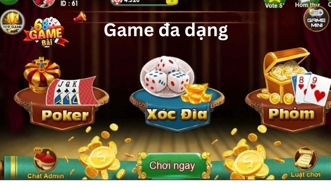 game 68 game bai da dang